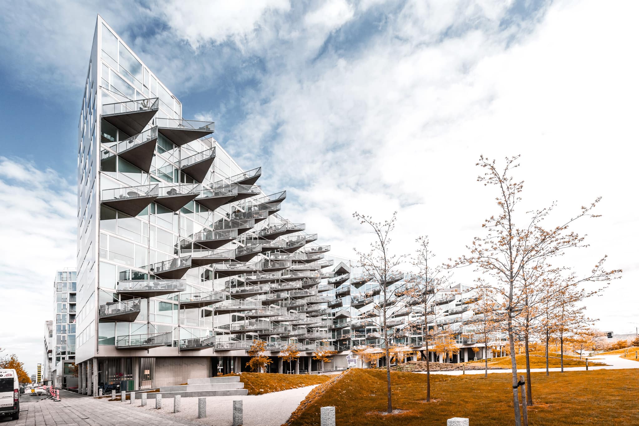 VM Houses Copenhagen mit moderner Architektur von Bjarke Ingels | Architekturfotograf Hannover Sebastian Grote